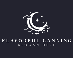 Starry Moon Star logo design