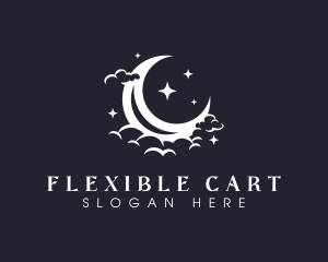 Starry Moon Star logo design