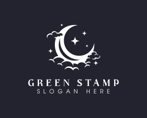 Starry Moon Star logo design