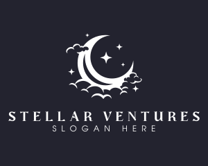 Starry Moon Star logo design