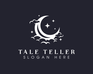 Starry Moon Star logo design