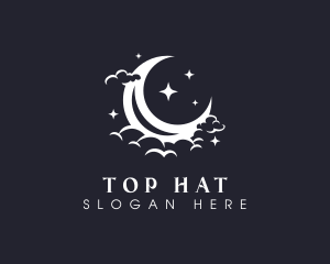 Starry Moon Star logo design