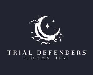 Starry Moon Star logo design