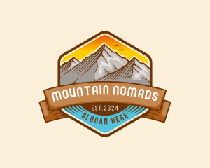 Mountain Alps Peak logo design