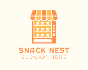 Snack Food Vending Machine logo design