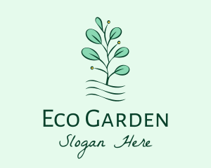 Plant Seedling Garden logo design