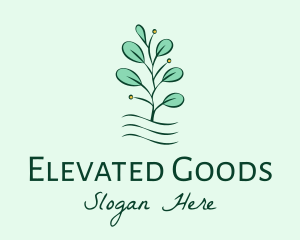 Plant Seedling Garden logo design