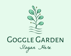 Plant Seedling Garden logo design