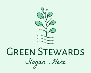 Plant Seedling Garden logo design