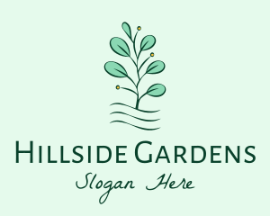 Plant Seedling Garden logo design