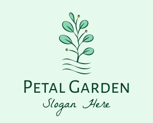 Plant Seedling Garden logo design