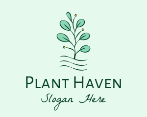 Plant Seedling Garden logo design