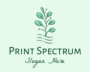 Plant Seedling Garden logo design