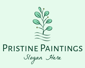 Plant Seedling Garden logo design