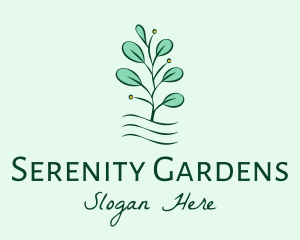 Plant Seedling Garden logo design