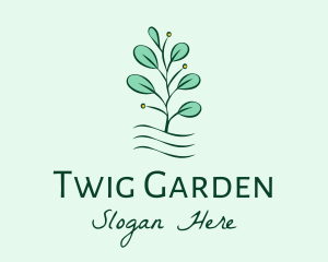 Plant Seedling Garden logo design