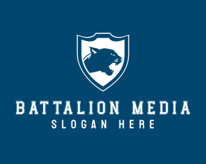 Panther Jaguar Shield logo design