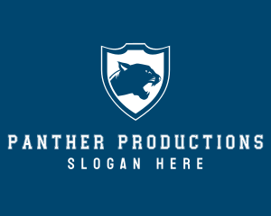 Panther Jaguar Shield logo design