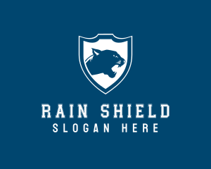 Panther Jaguar Shield logo design