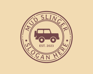 Hipster Jeep Travel logo