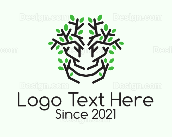 Natural Mangrove Tree Logo