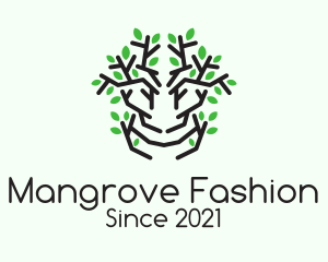 Natural Mangrove Tree  logo