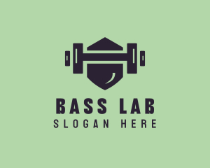 Fitness Barbell Gym logo design