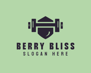 Fitness Barbell Gym logo design