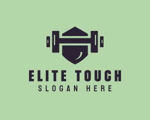 Fitness Barbell Gym logo design