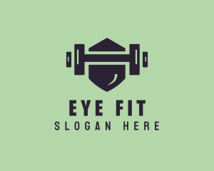 Fitness Barbell Gym logo design