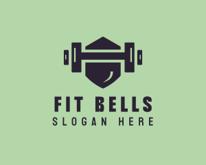 Fitness Barbell Gym logo design