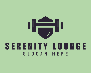 Fitness Barbell Gym logo design