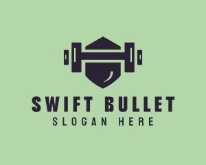 Fitness Barbell Gym logo design