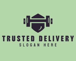 Fitness Barbell Gym logo design