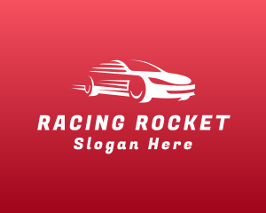 Fast Sports Car Racer  logo design