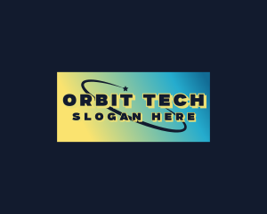 Star Orbit Galaxy logo design