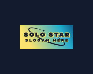 Star Orbit Galaxy logo design