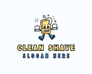 Cleaning Soap Housekeeper logo design