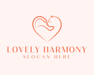 Heart Cat Love logo
