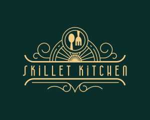 Spoon Fork Buffet Restaurant  logo design