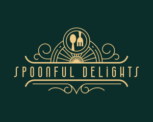 Spoon Fork Buffet Restaurant  logo design