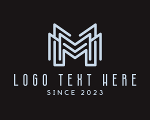 Business Tech Letter M  logo