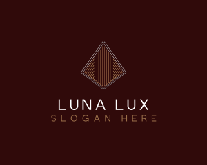 Luxe Consulting Pyramid logo design