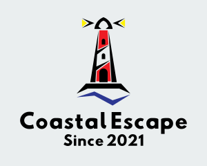 Lighthouse Coastal Beacon  logo design