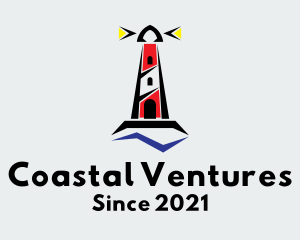 Lighthouse Coastal Beacon  logo design