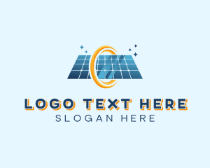 Solar Panel Renewable Energy logo