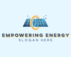 Solar Panel Renewable Energy logo design