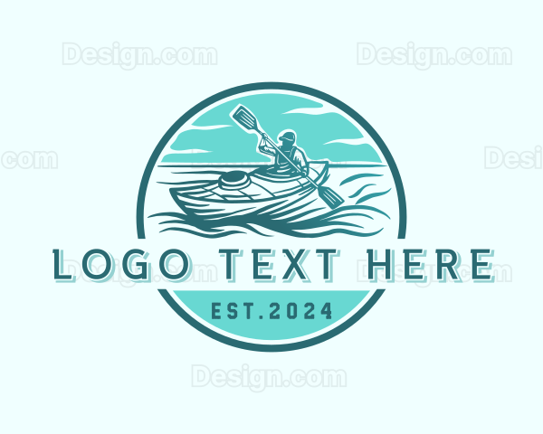 Ocean Kayaking Adventure Logo