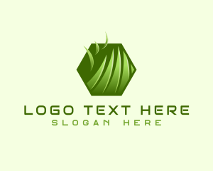 Grass Lawn Yard Logo