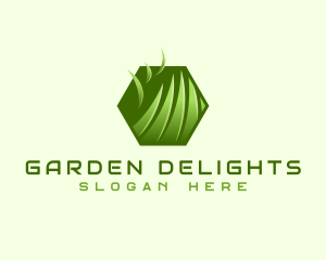 Grass Lawn Yard logo design